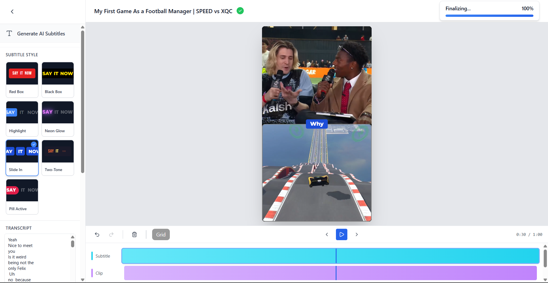 Step 05: Export 1080p. Ready for every platform.